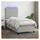 vidaXL Boxspringbett 100 x 200 cm Hellgrau