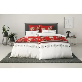 OTTO home Janina Patchwork Rot 155 x 220 cm + 80 x 80 cm