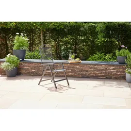 Siena Garden Klappstuhl Set Elda 70 x 100 x 140 cm schwarz 4 St.