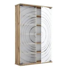 VCM CD-Regal 60 x 18 x 92 cm Braun