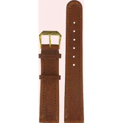 Certina - Leder Uhr Lederband Braun 18/16mm, Xl C600007220 - braun,genarbt,kalb