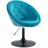 Svita Cocktailsessel Havanna Samt 62 x 88 x 58 cm Petrol drehbar, höhenverstellbar