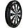 arrow180 Series Bristle Dartscheibe inkl. 2 x 18g Steel Darts Sets