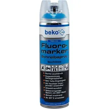 Beko TecLine Fluoromarker Schreibspray Leuchtblau 0,5 l