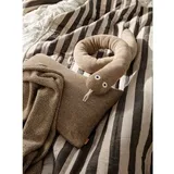 Ferm Living Grand Decke 120 x 170 cm Beige/Schwarz