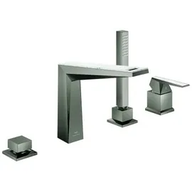 Grohe 4-Loch-Wannen-Kombination Allure Brilliant P. C. Heb. m Einlage, hard graphite gebürstet