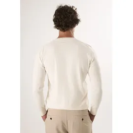 Felix Hardy V-Ausschnitt-Pullover FELIX HARDY "Pullover mit V-Ausschnitt", Herren, Gr. XL, ecru, 100% Baumwolle, Pullover