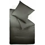 FLEURESSE Uni-Colours Unifarben Schwarz 240 x 220 cm + 80 x 80 cm
