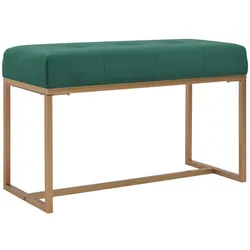 vidaXL Bank 80 cm Grün Samt