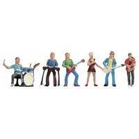 NOCH Band, handkolorierte Figuren aus Kunststoff, für die Spur