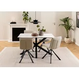 Actona Heaven 135 x 75,5 x 80 cm schwarz/weiß