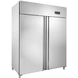 GastroHero Gastronomie Tiefkühlschrank ECO 1400 GN 2/1 Monoblock, 1350 Liter Kühlraumvolumen, 6 verstellbare Einlegeböden, Robuste Bauweise, Edelstahl