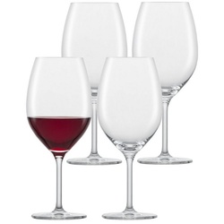 SCHOTT-ZWIESEL Rotweinglas For you Bordeaux Rotweinglas 600 ml 4er Set, Glas weiß