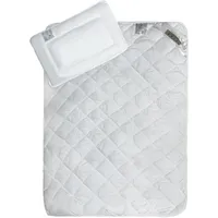 Julido Kinderbett 2 tlg Microfaser Set 100x135cm 40x60cm Decke