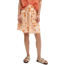 Marc O'Polo Webrock MARC O'POLO "aus LENZINGTM ECOVEROTM", Damen, Gr. 42, orange (bright orange), Obermaterial: 100% Viskose, bedruckt, lässig geschnitten, Röcke