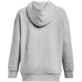 Under Armour Essential OverSized Fleece Hoodie Damen 012 mod gray light heather/white XS