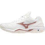 Mizuno Wave Stealth V(W) White/Rose/SnowWhite, 38 1⁄2 - 38.5