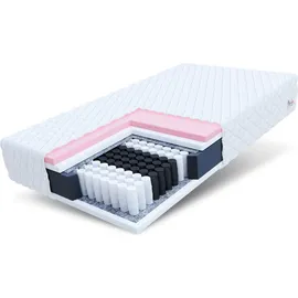 Fdm Taschenfederkernmatratze MEMORY 80 x 190 cm H2/H3
