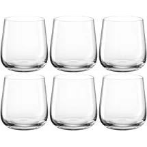 LEONARDO 6er Set Leonardo Wasserglas Brunelli 400 ml Glas Transparent Klar