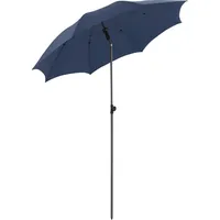 Fare Sonnenschirm, Dunkelblau, Kunststoff, Rund, 180x180 cm, Sonnen- &