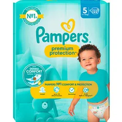 Pampers® Windeln premium protectionTM Größe Gr.5 (11-16 kg) für Babys und Kleinkinder (4-18 Monate), 22 St.