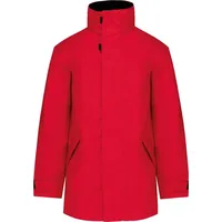 Kariban Parka > Parka, wattiert und mit Steppfutter - Rot - XS