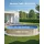 Vevor Ovale Poolfolie blau 732x366x147 cm