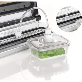 CASO Design Vakuumbehälter eckig transparent 1 l 4-teiliges Set