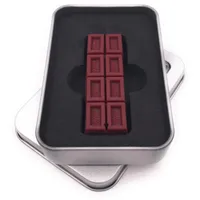 Onwomania Milchschokolade Schokolade USB Stick in Alu Geschenkbox 32 GB USB 2.0