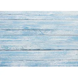 Schreibtischunterlage XL – Blaue Holzbretter im Vintage-Look – 70 x 50 cm – aus hochwertigem Vinyl