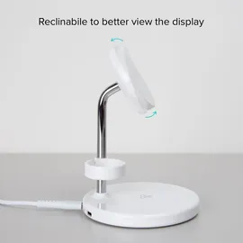 SBS TEWIRMAG3IN1, Drinnen, USB, Kabelloses Aufladen, Weiß