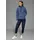 Ocean Sportswear Fleecepullover Sweatshirt Melange Blau 36/38