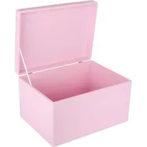 Creative Deco XXL Aufbewahrungsbox 40 x 30 x 24 cm 1-tlg. rosa