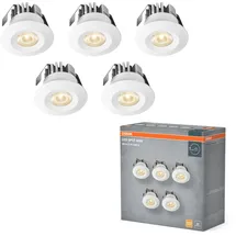 Osram Mini Spot 5er Set 6W Weiß IP44