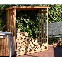 Tchibo - Kaminholz-Regal - 40x140x143cm - grün - Holz / Holz