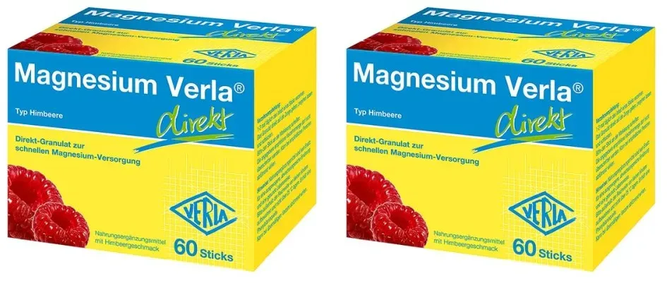 Magnesium Verla direkt Granulat Himbeere