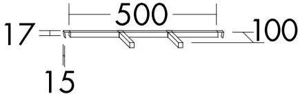 burgbad Innenorganisation für Auszüge für 500mm breite Auszüge - Neutral
