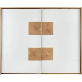 SchlafKONTOR Schwebetürenschrank Capri 270 x 225 x 60 cm Beige