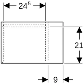 Geberit iCon Seitenelement (502324011)