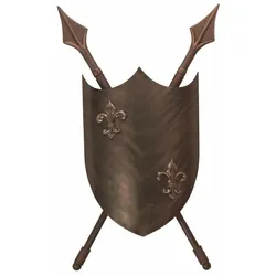 Crusader Wandleuchte Brünierte Bronze Elstead Lighting CRUSADER-W-L