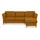 Home Affaire Ecksofa HOME AFFAIRE "Trelleborg L-Form", gelb (mustard), B:249cm H:86cm T:162cm, 100% Polyester, Sofas, Ecksofa, wahlweise mit Bettfunktion und Bettkasten, inkl. Federkern-Polsterung