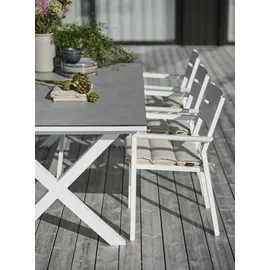 Brafab Delia Gartenstuhl 55 x 55 x 80 cm weiß 2 St.