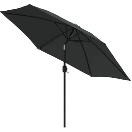 vidaXL Sonnenschirm Ø 300 cm Anthrazit