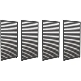 Proregal Aluminium Paneele 204 x 369 cm anthrazit