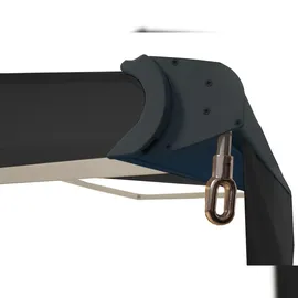 Mendler Vollkassetten-Markise T124 4 x 3 m grau