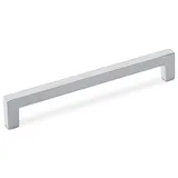 SO-TECH® Möbelgriff WE19 BA 160 mm silber lackiert, Bügelgriff Griff Schrankgriff Schubladengriff - incl. Schrauben silberfarben