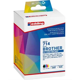 edding EDD-714 schwarz, cyan, magenta, gelb