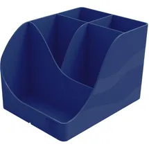 Exacompta 4x Stifteköcher Pen Wave, Bee Blue - Marineblau