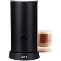 MOA Milchaufschäumer Elektrisch - BPA-frei - Zum Aufschäumen und Erwärmen - Schwarz - MF5B