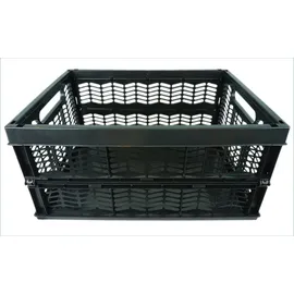 Novaliv Klappbox 30 L 4-tlg. Schwarz